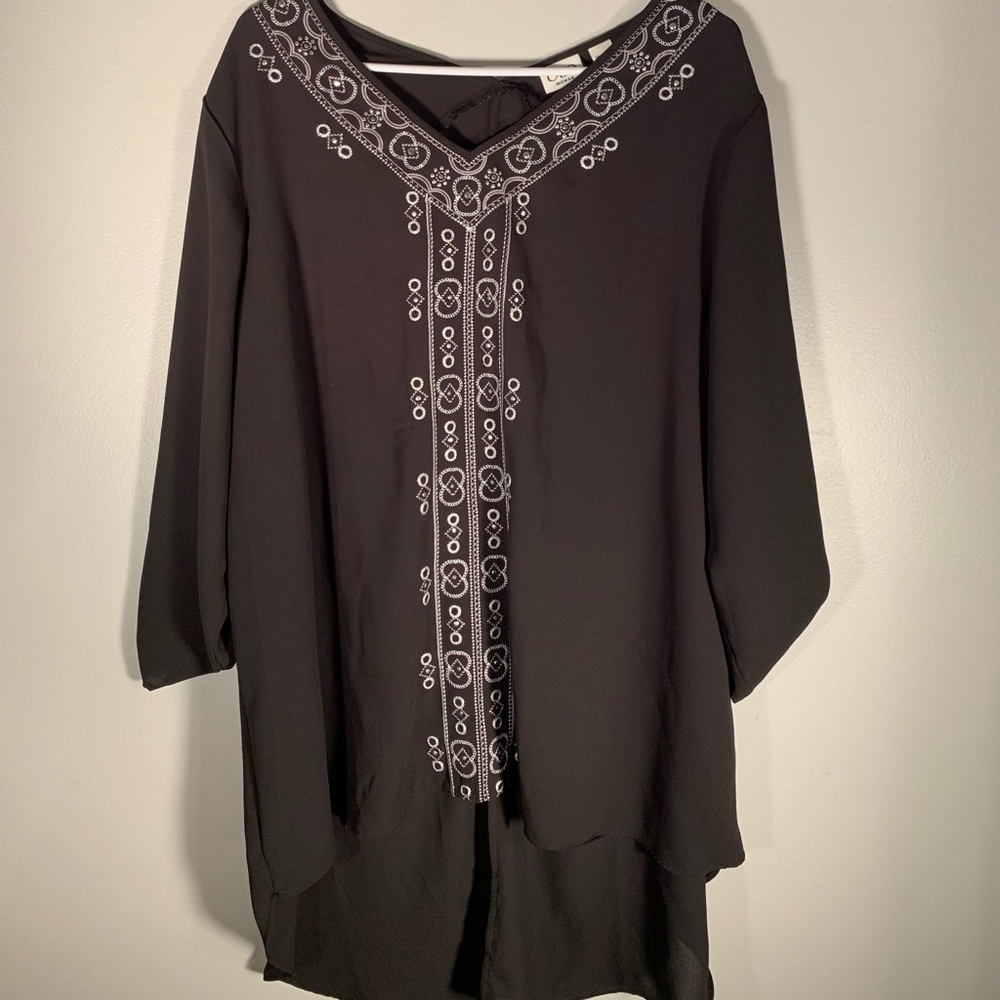 Gently worn Cato black tunic